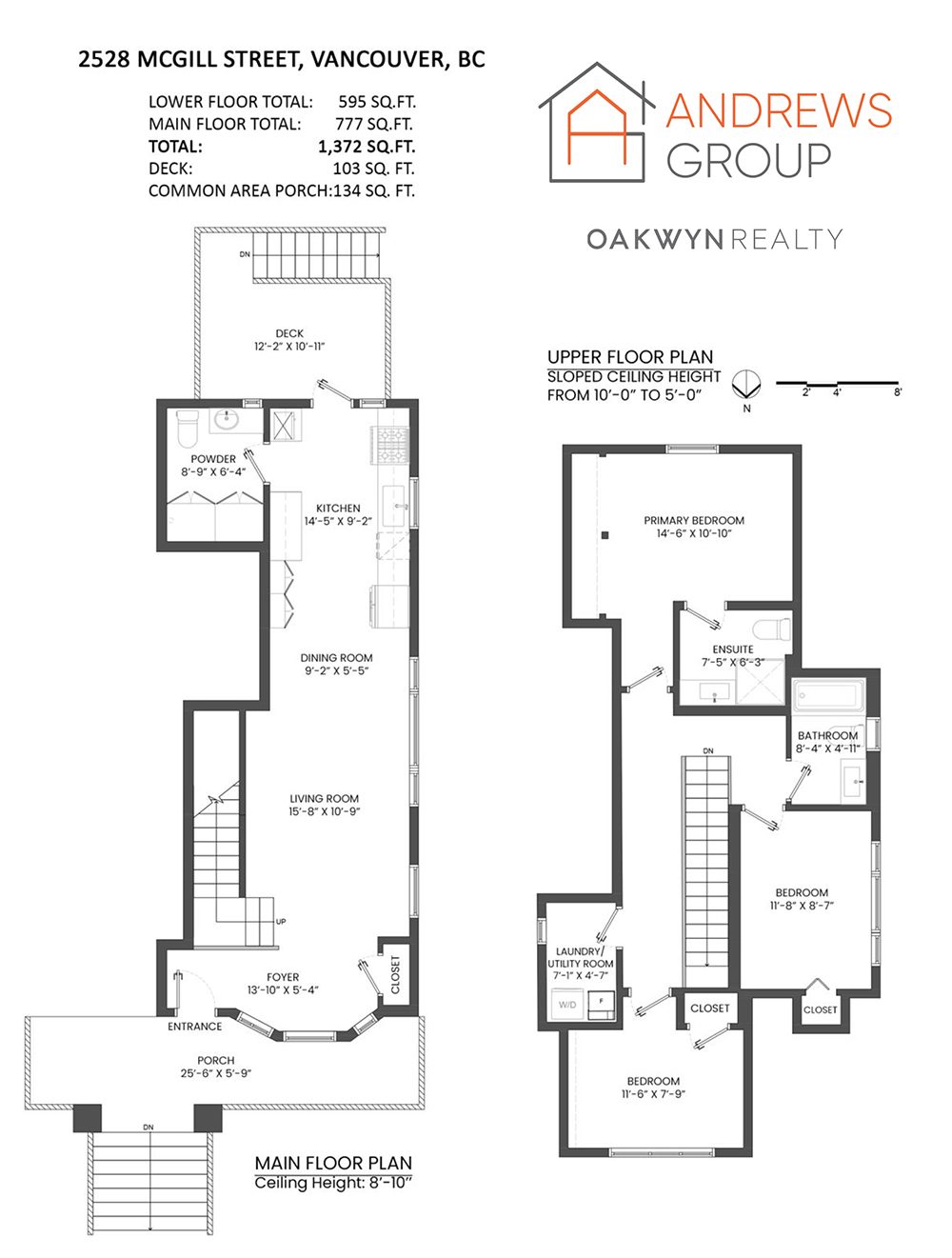 Floor plan for 2528 McGill Street